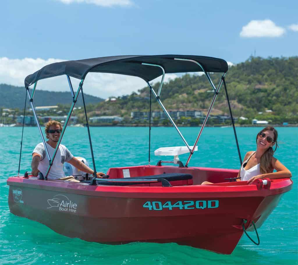 Couple Fishing Family Holiday Airlie Boat Hire