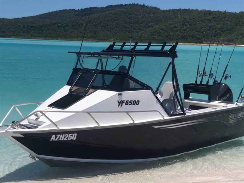 Yellowfin 6.5 Hardtop Boat Hire Airlie Boat Hire